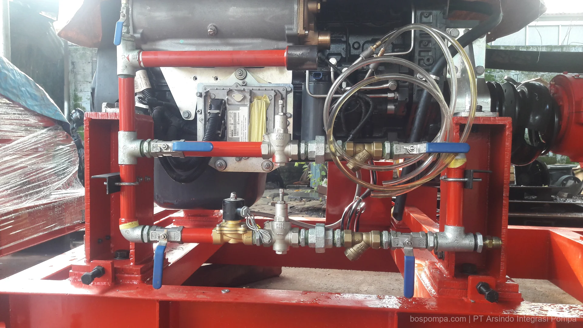 Fire pump installation project