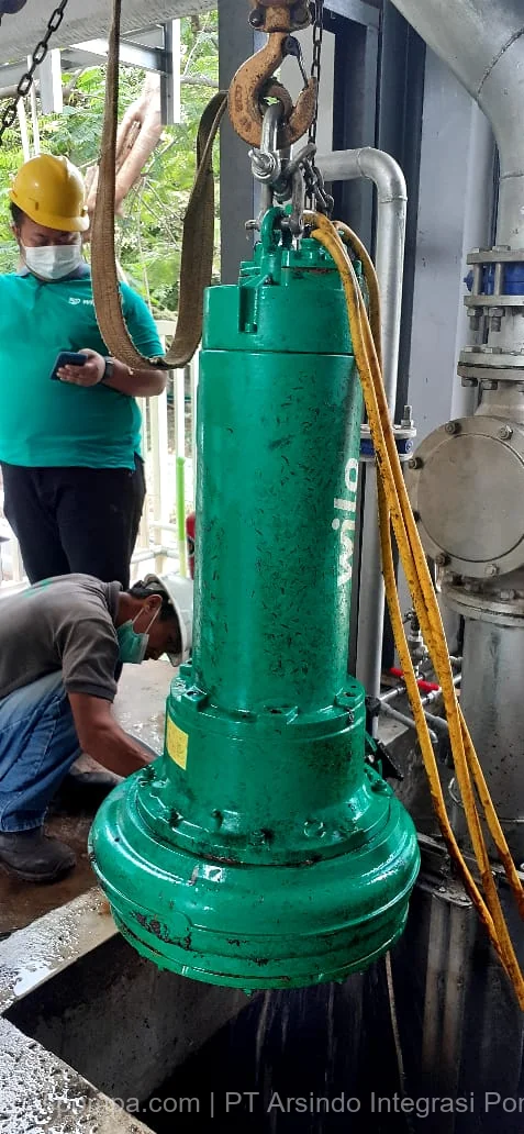 Project management instalasi pompa