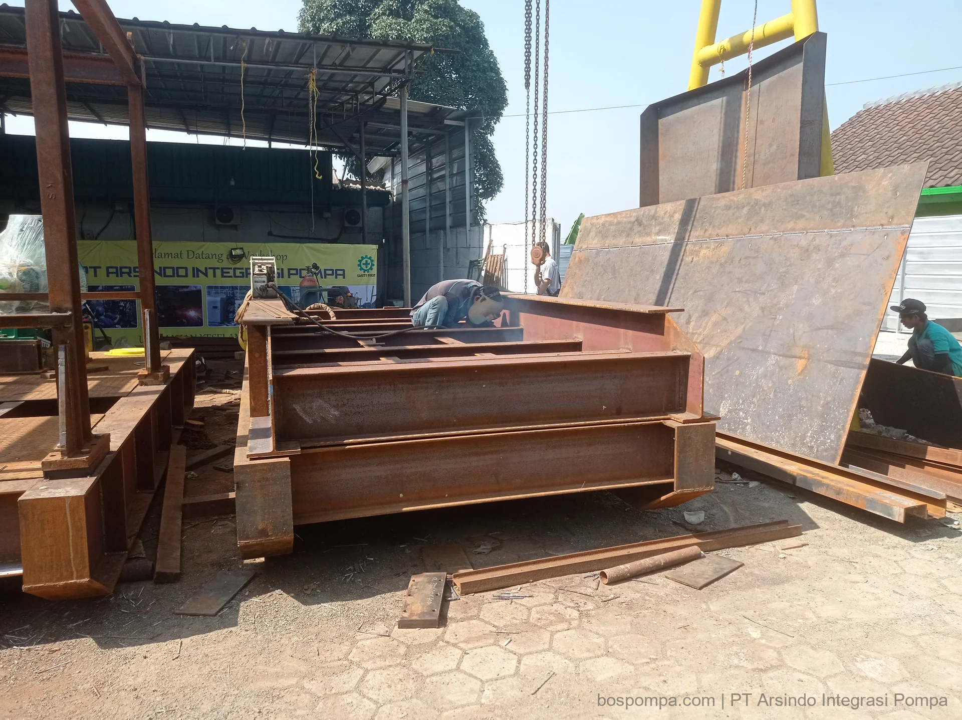 Screw pump untuk crude oil dan fluida abrasif