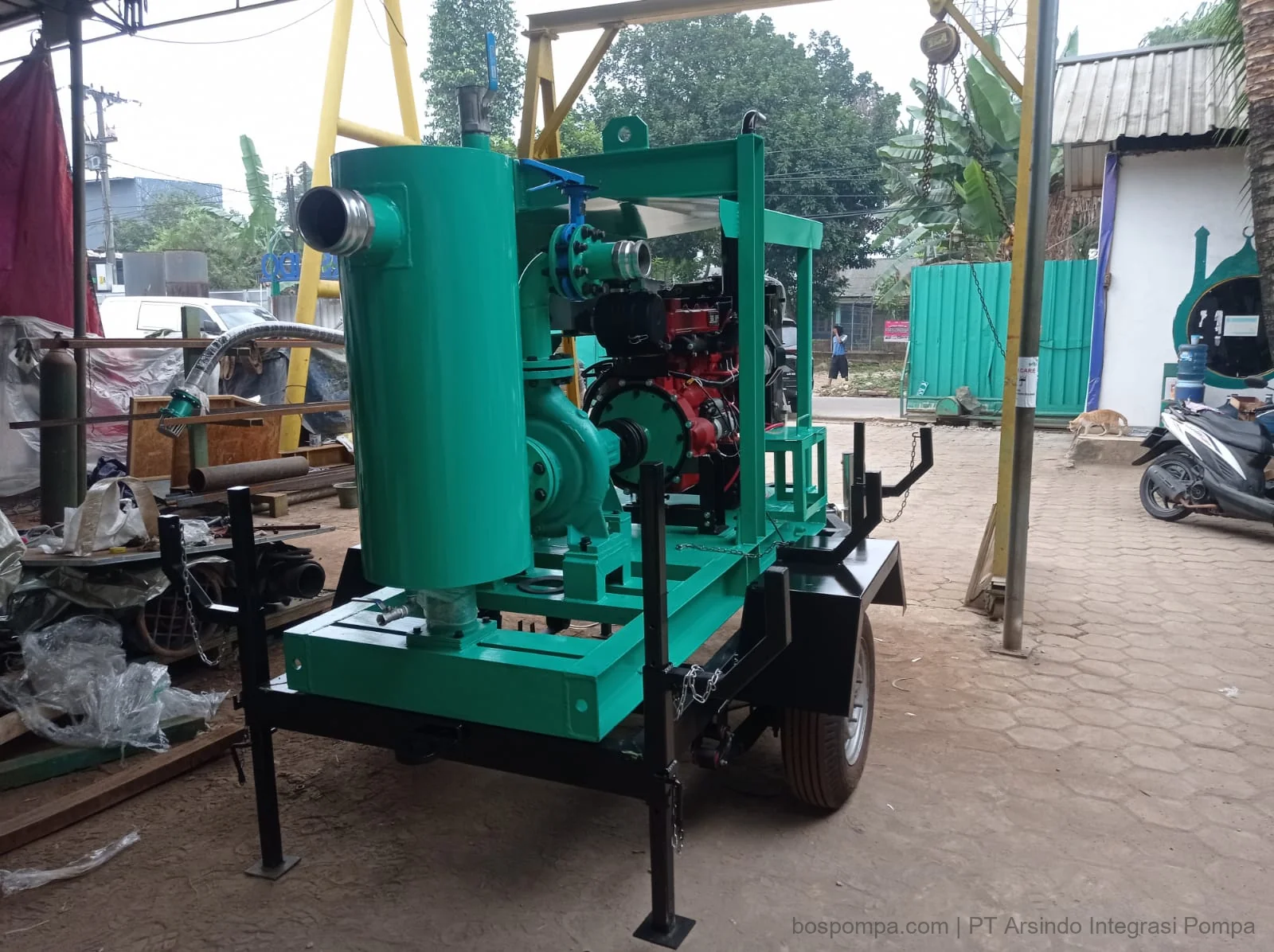 Trailer pump delivery