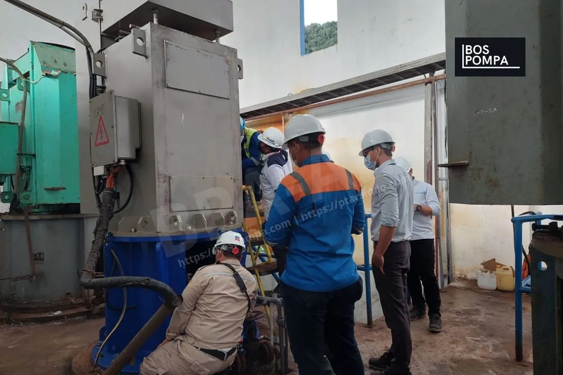 Pompa CWP KSB 400 kW di PLTU Holtekam Jayapura